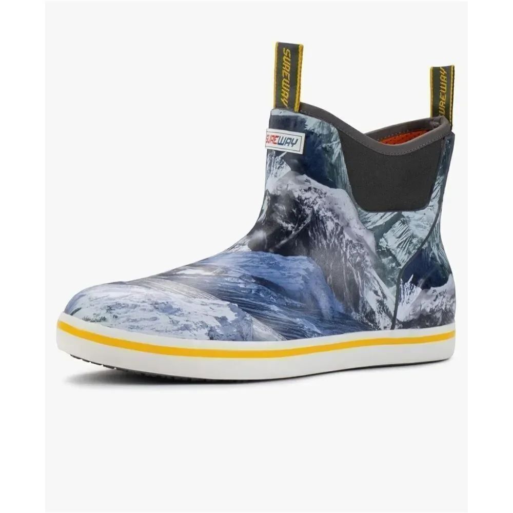 Sureway snow mountain waterproof fishing ankle deck boots